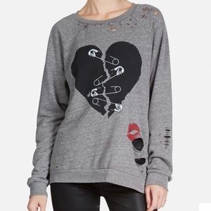 Lauren Moshi Nia Safety Pin Pullover